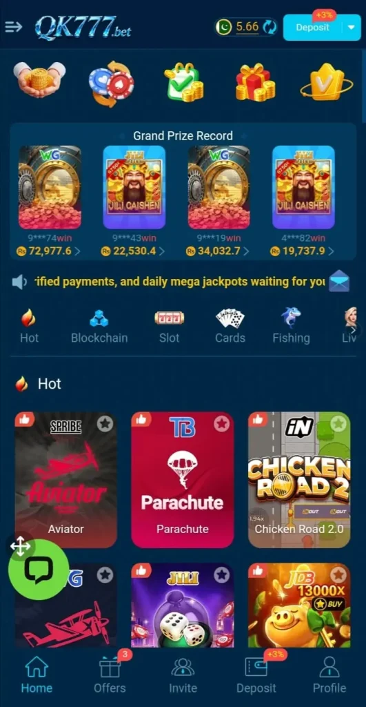 QK777 Game  Download